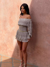 DIANE MINI DRESS TAUPE