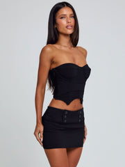 ELLIS CORSET TOP BLACK