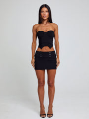 ELLIS CORSET TOP BLACK