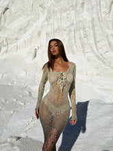 DIXIE MAXI DRESS GREEN OMBRE