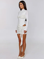 INDIE MINI DRESS WHITE