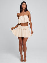 ISIDORA MINI SKIRT BEIGE