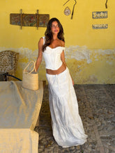 LAURO CORSET TOP WHITE