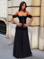 LUBELA CORSET TOP BLACK