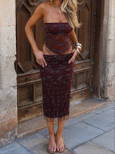 MELINAE TOP CHOCOLATE