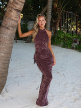 MIANE MAXI DRESS CHOCOLATE
