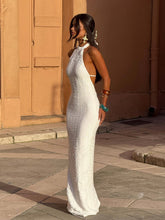 NICOLINA MAXI DRESS WHITE
