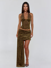 TRYIAL MINI SKIRT OLIVE