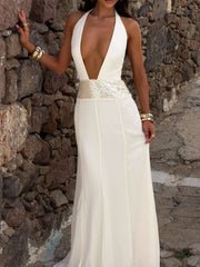 AGATA MAXI DRESS WHITE