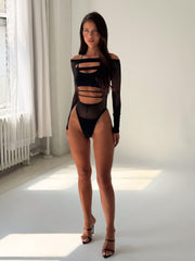 ARIANELL BODYSUIT BLACK