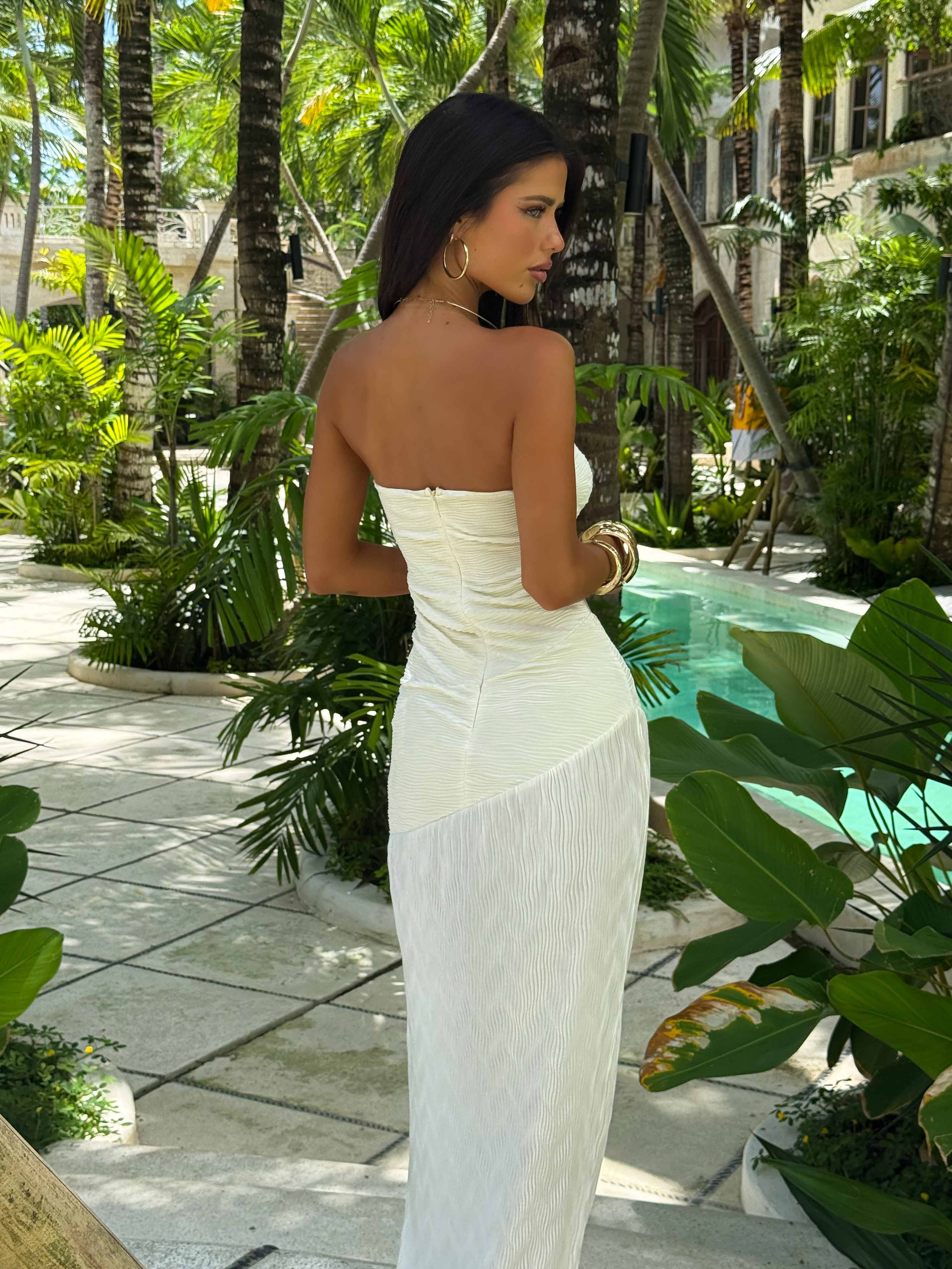 CHARLIE MAXI DRESS IVORY