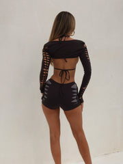 COULTER PLAYSUIT TWO TONED