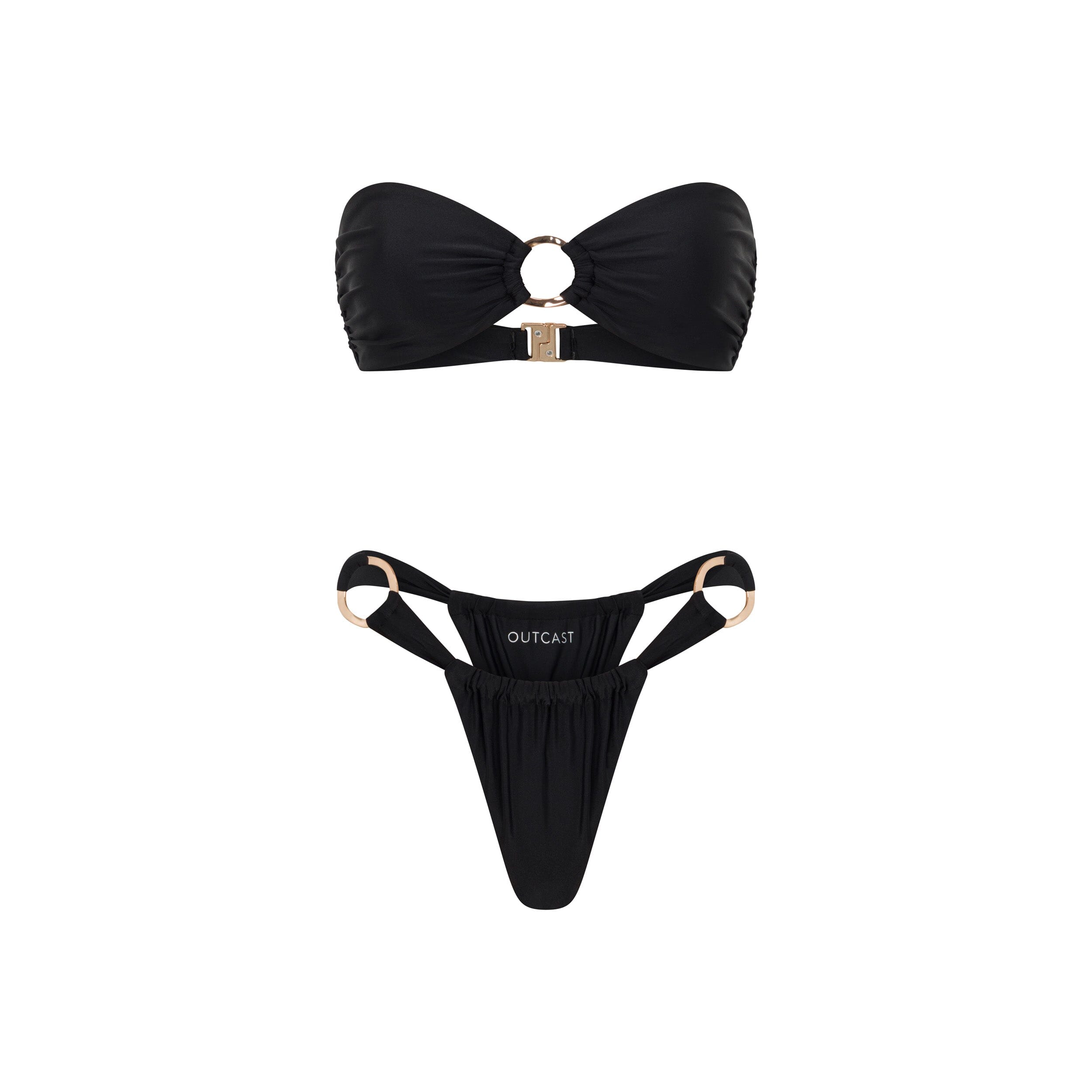 DENVER BIKINI TOP BLACK