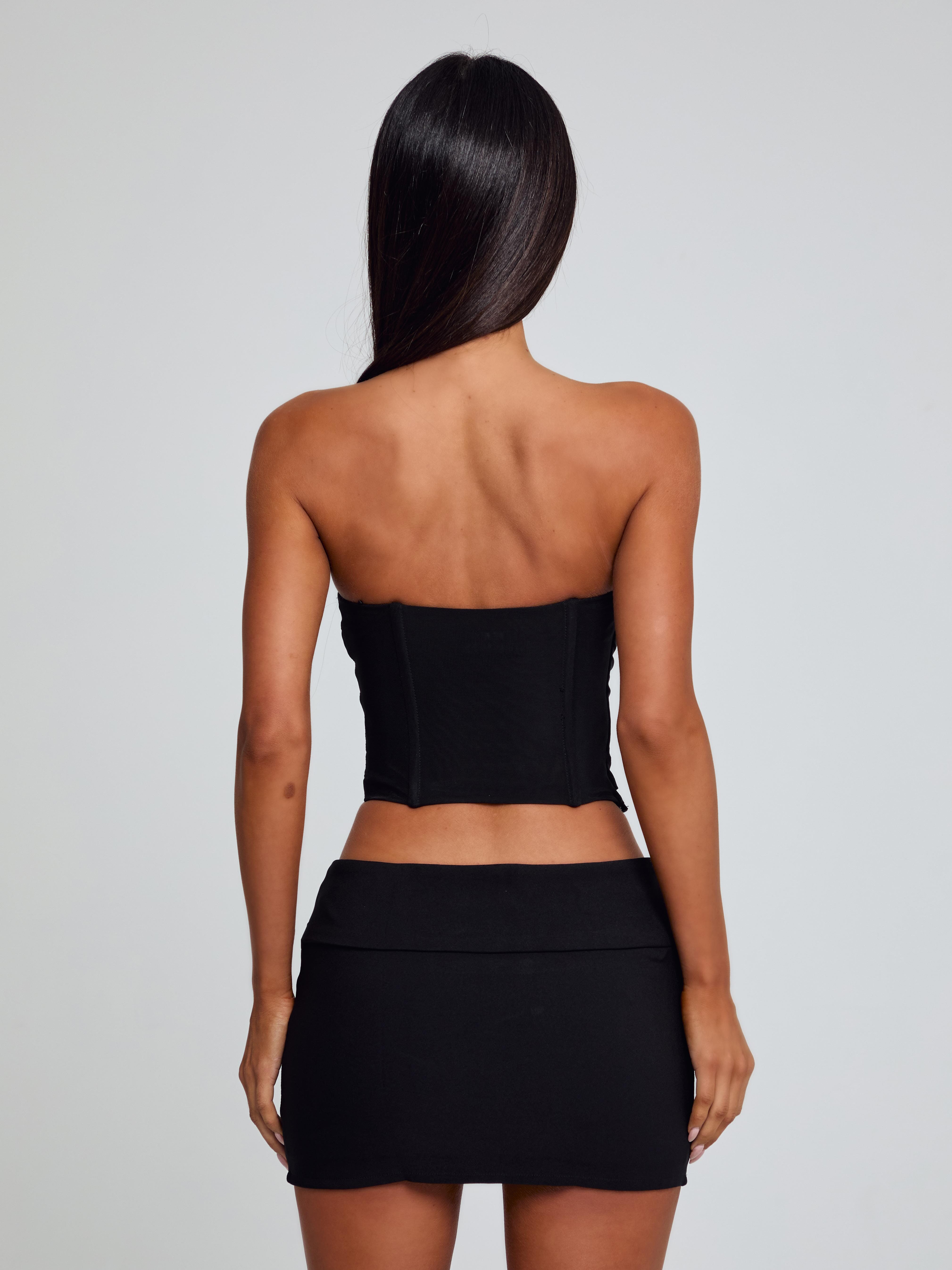 ELLIS CORSET TOP BLACK