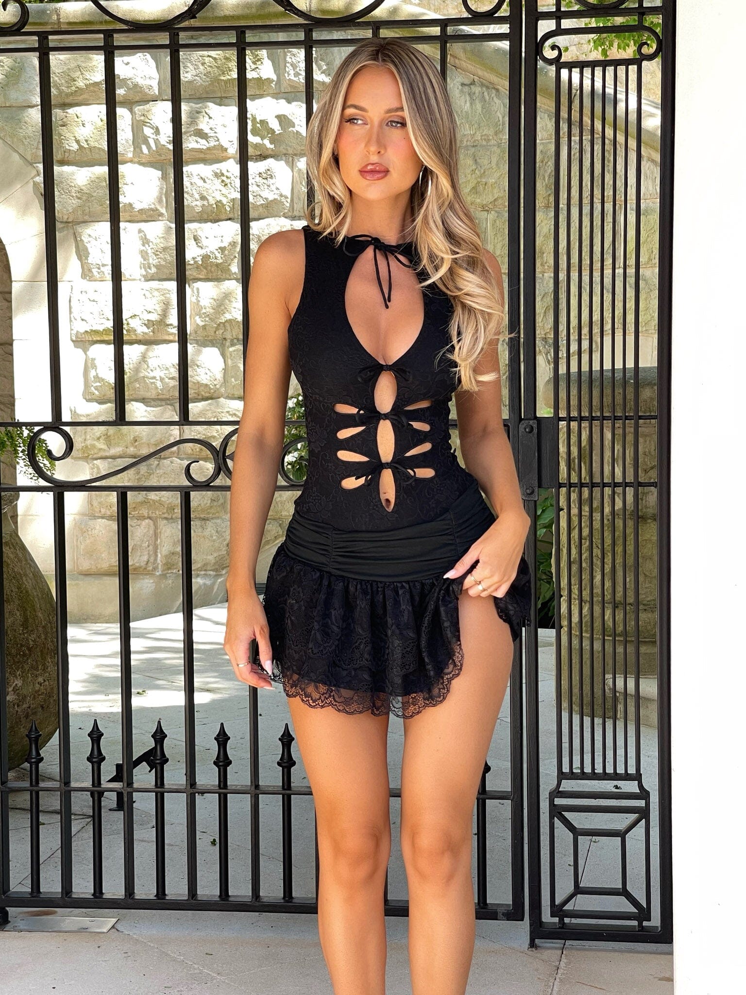 EMERY MINI DRESS BLACK