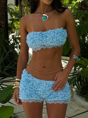 ESTEFANIA SHORTS BABY BLUE