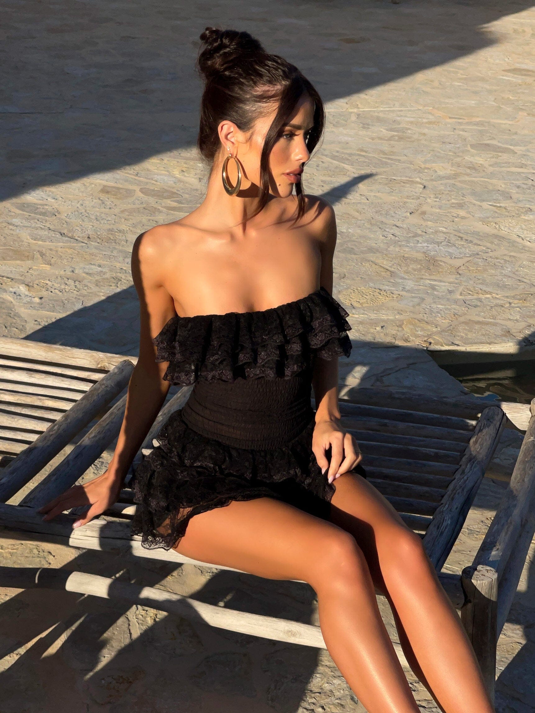 HOLI MINI DRESS BLACK