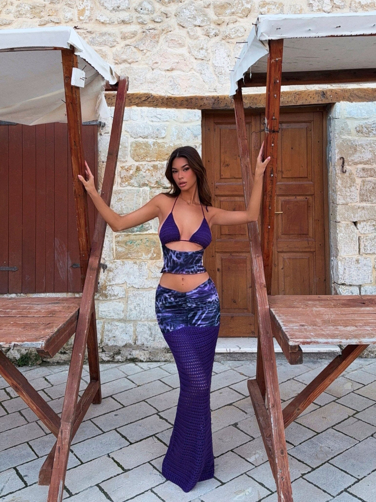 ESMEE MAXI SKIRT VIOLETTE