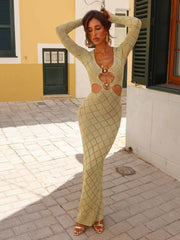 ISOTTA MAXI DRESS GOLD