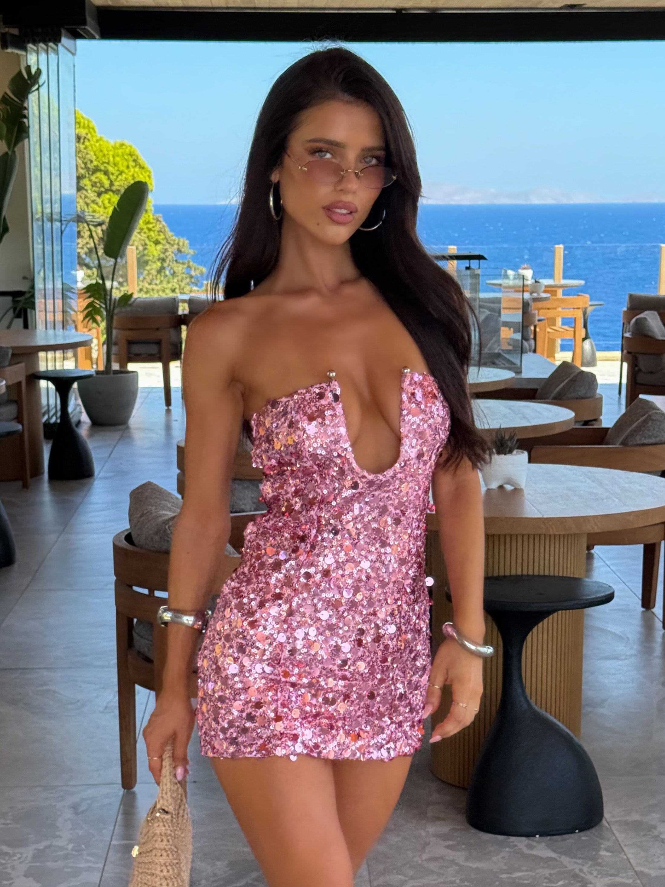 LAVIA MINI DRESS PINK