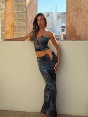 MILLIEA MAXI SKIRT MIELE