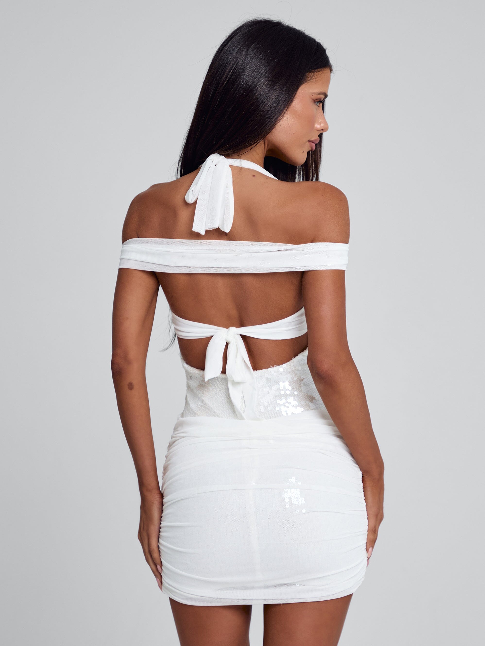 MONIKA MINI DRESS WHITE