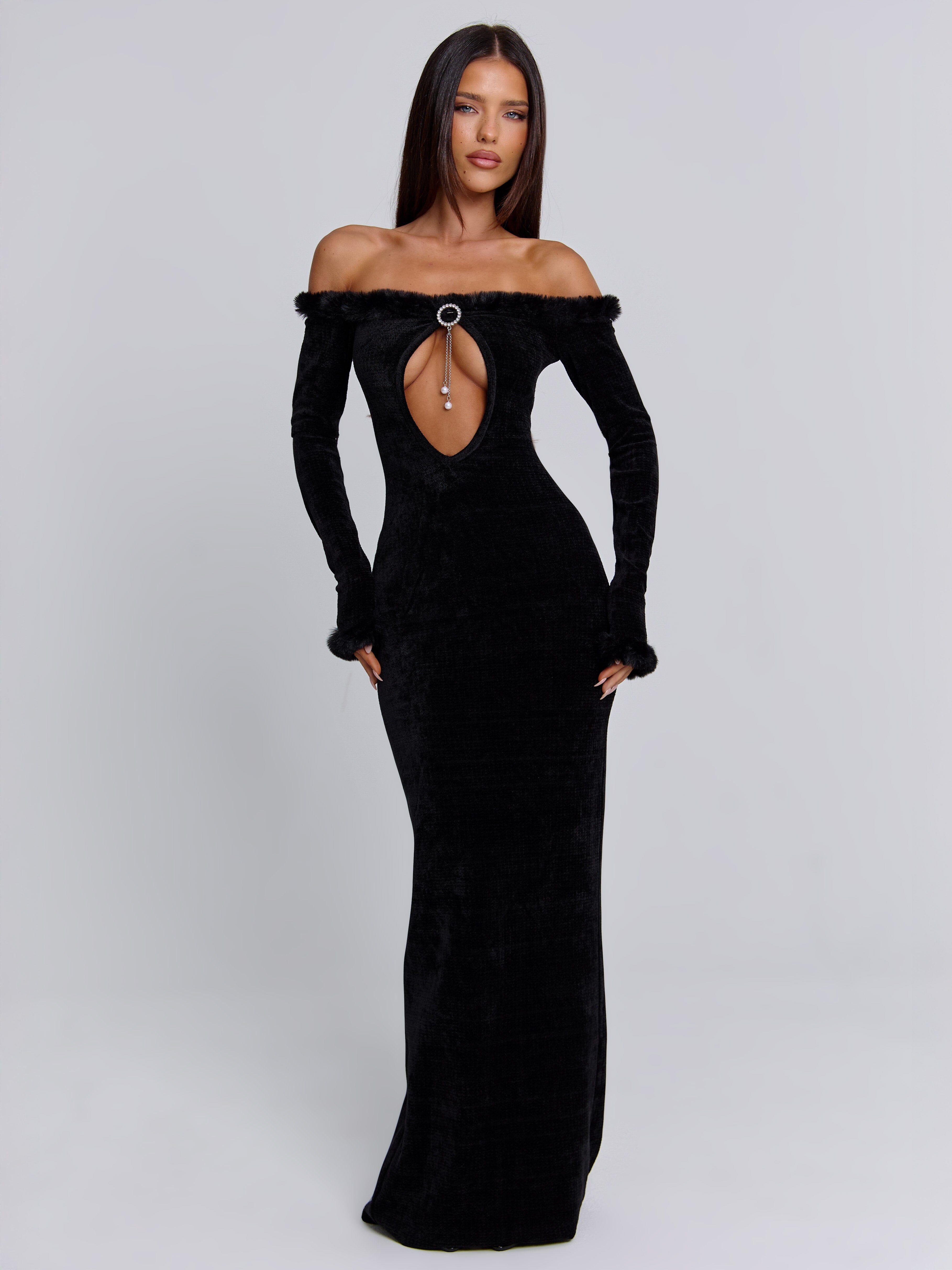 SENRAH MAXI DRESS BLACK