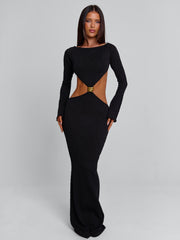 TOVA MAXI DRESS BLACK