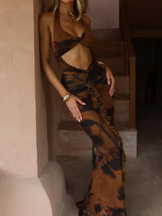 VIVIENE MAXI DRESS AMARA CINNAMON