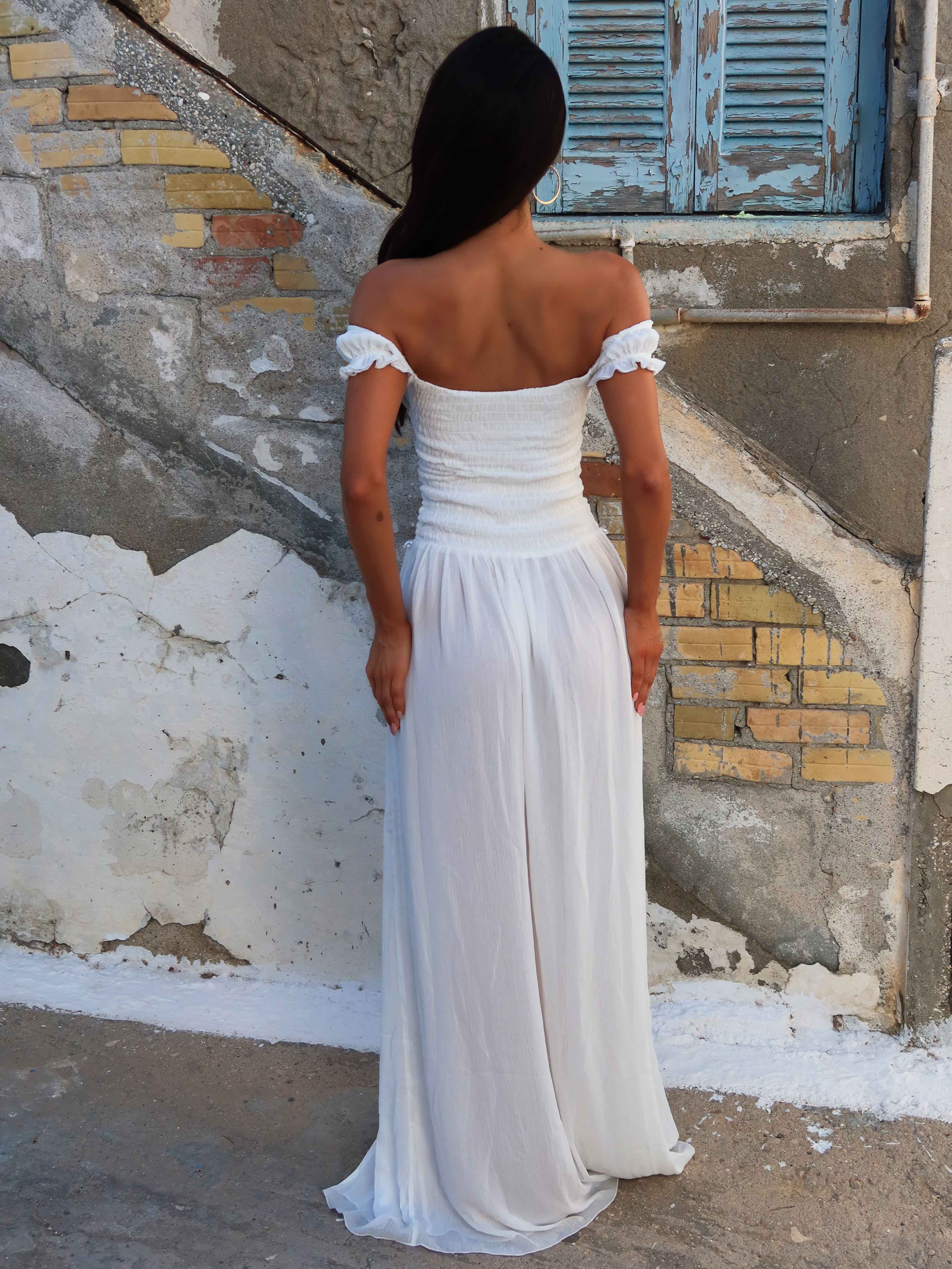 YVINNE MAXI DRESS WHITE