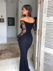 EMERSON MAXI DRESS SOLID BLACK